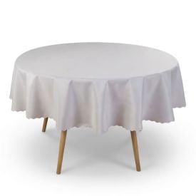 Toalha de Mesa Redonda 1,80 m Gourmet Salehtex - Branco