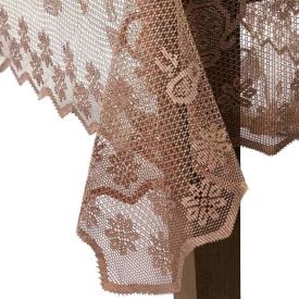 Toalha De Mesa Arabesco Bule 1,50M X 2,20M Havan Casa - Taupe