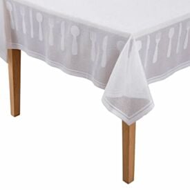 Toalha de Mesa Retangular 150X220m Madri Havan Casa - Branco