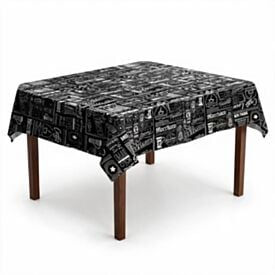 Toalha de Mesa Térmica 1,38X1,38 m Salehtex - Café Expresso Preto