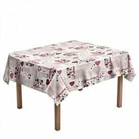 Toalha de Mesa Térmica 1,38X1,38 m Salehtex - Coração Patchwork