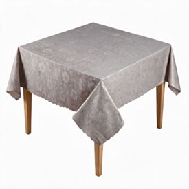Toalha de Mesa Térmica Quadrada 1,38X1,38M Salehtex - Bege