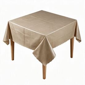 Toalha de Mesa Térmica Quadrada 1,38X1,38M Salehtex - Palha