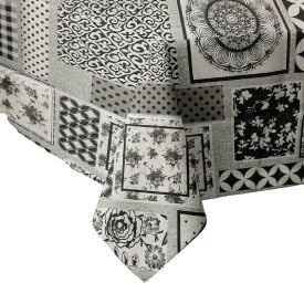 Toalha de Mesa Térmica 1,40X1,40 m Havan Casa - Patchwork Cinza