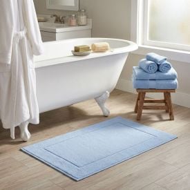 Toalha de Piso 100% Algod&atilde;o Dual Air Buddemeyer - Azul Claro