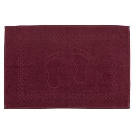 Toalha de Piso Algodão 45X68cm Havan - Bordo Antigo
