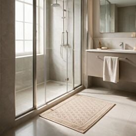 Toalha de Piso para Banheiro 45X68cm Spazio Havan Casa - Rafia