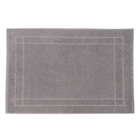 Toalha para Banheiro Antiderrapante 50X75 cm Sofisticata Havan Casa - Cinza Nara