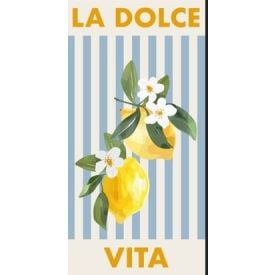 Toalha de Praia Aveludada 100% Algodão Döhler - DOLCE VITA
