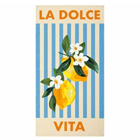 Toalha de Praia Aveludada 100% Algodão Döhler - Dolce Vita