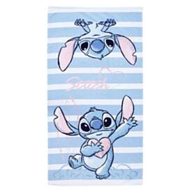 Toalha de Praia Infantil Aveludada Lepper - Stitch