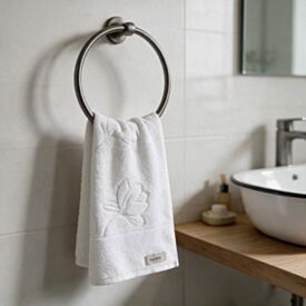 Toalha de Rosto 100% Algodão Belize Karsten by Havan Casa - Branco