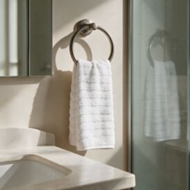 Toalha de Rosto 100% Algodão Celine Havan Casa - Branco