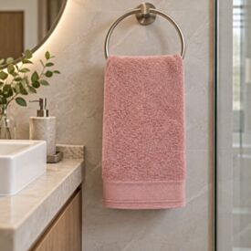 Toalha de Rosto Eleganz Havan Casa - Rosa Brisa