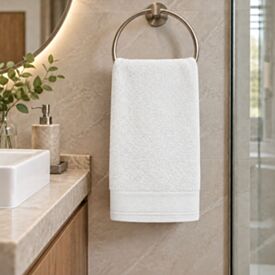 Toalha de Rosto Eleganz Havan Casa - Branco