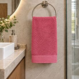 Toalha de Rosto Eleganz Havan Casa - Blush