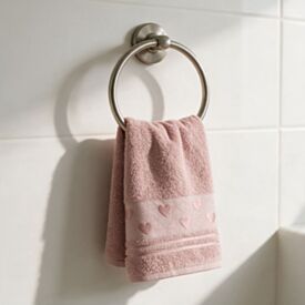 Toalha de Rosto 50X70 Eva Havan Casa - Rosa