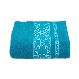 Toalha de Rosto 100% Algodão Lis Havan Casa - Turquesa