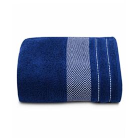 Toalha de Rosto 100% Algodão Lisboa Havan Casa - Azul Naval