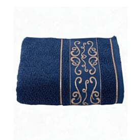 Toalha de Rosto 48X72cm Napole Havan Casa - Azul Noite