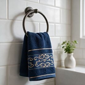 Toalha de Rosto 48X72cm Napole Havan Casa - Azul Noite