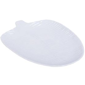 Travessa De Folha 29Cm Solecasa - Branco