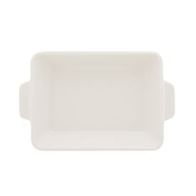 Travessa De Porcelana Com Alça 800Ml Lyor - Branco