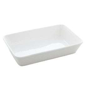 Travessa de Porcelana Línea Lyor 900 ml - Branco