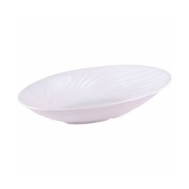 Travessa Oval Napoli Melamina Havan Casa 700Ml - Branco