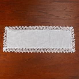 Trilho de Mesa 40 X 130Cm Renda Guipir Havan Casa - Veneza