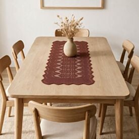 Trilho de Mesa 50Cm X 1,25M Arabesco Havan Casa - Rose