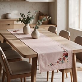 Trilho de Mesa Athenas 45Cm X 1,20M Dohler - Flores Vintage