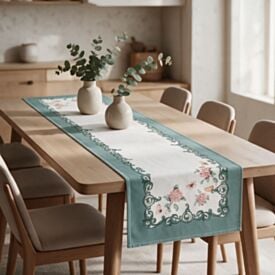 Trilho de Mesa Athenas 45Cm X 1,20M Dohler - Borboletas
