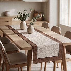 Trilho de Mesa Athenas 45Cm X 1,20M Dohler - Desenho Café