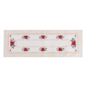 Trilho de Mesa Natal Athenas 35X1,00M Döhler - Flor De Natal