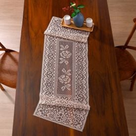 Trilho De Mesa 40X150cm Valência Havan Casa - Marrom Claro