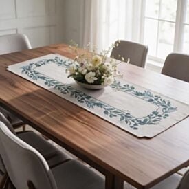 Trilho de Mesa Viena 40X120 cm Havan Casa - Ervas Verdes