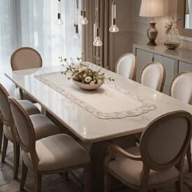 Trilho de Mesa Viena 40X120 cm Havan Casa - Folhas
