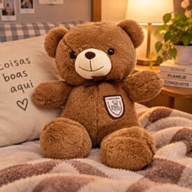 Urso de Pelúcia 40Cm Marrom Havan Toys - HBR0335