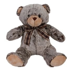 Urso de Pelúcia Marrom com Laço 26Cm Havan Toys