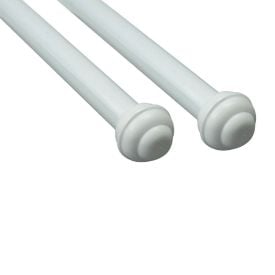 Varão para Cortina Médio Duplo 2,50M Fosco Havan - Branco Fosco 