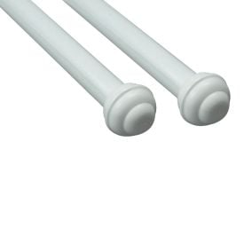 Varão para Cortina Médio Duplo 3,00 m Fosco Havan - Branco Fosco 
