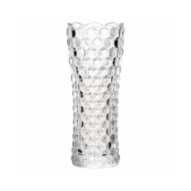 Vaso De Vidro Bubble Lyor 18 Cm - Transparente