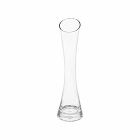 Vaso de Vidro Tulipa Florarte 25Cm - Transparente