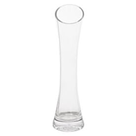 Vaso Tulipa de Vidro Transparente 20Cm Florarte