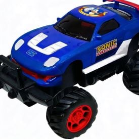 Carrinho de Controle Remoto Rastro Veloz Sonic Candide