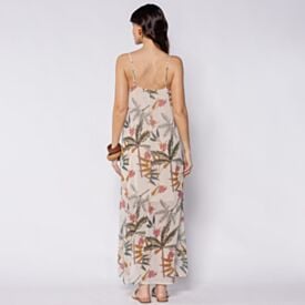 Vestido Feminino Longo Estampado Patricia Foster