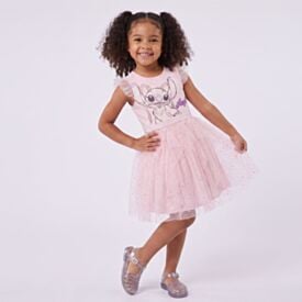 Vestido Infantil Menina 4 a 10 anos Em Tule Disney Disney Angel