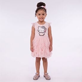 Vestido Infantil Menina 4 a 10 Anos Em Tule Sanrio
