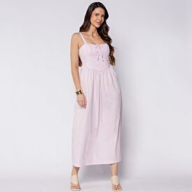 Vestido Midi Feminino Corselet Boby Blues